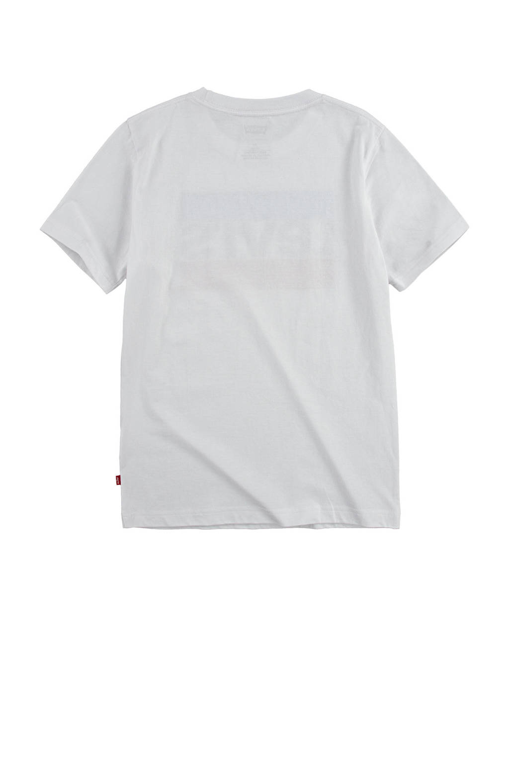 Levi's T-shirt met logo wit/blauw/rood