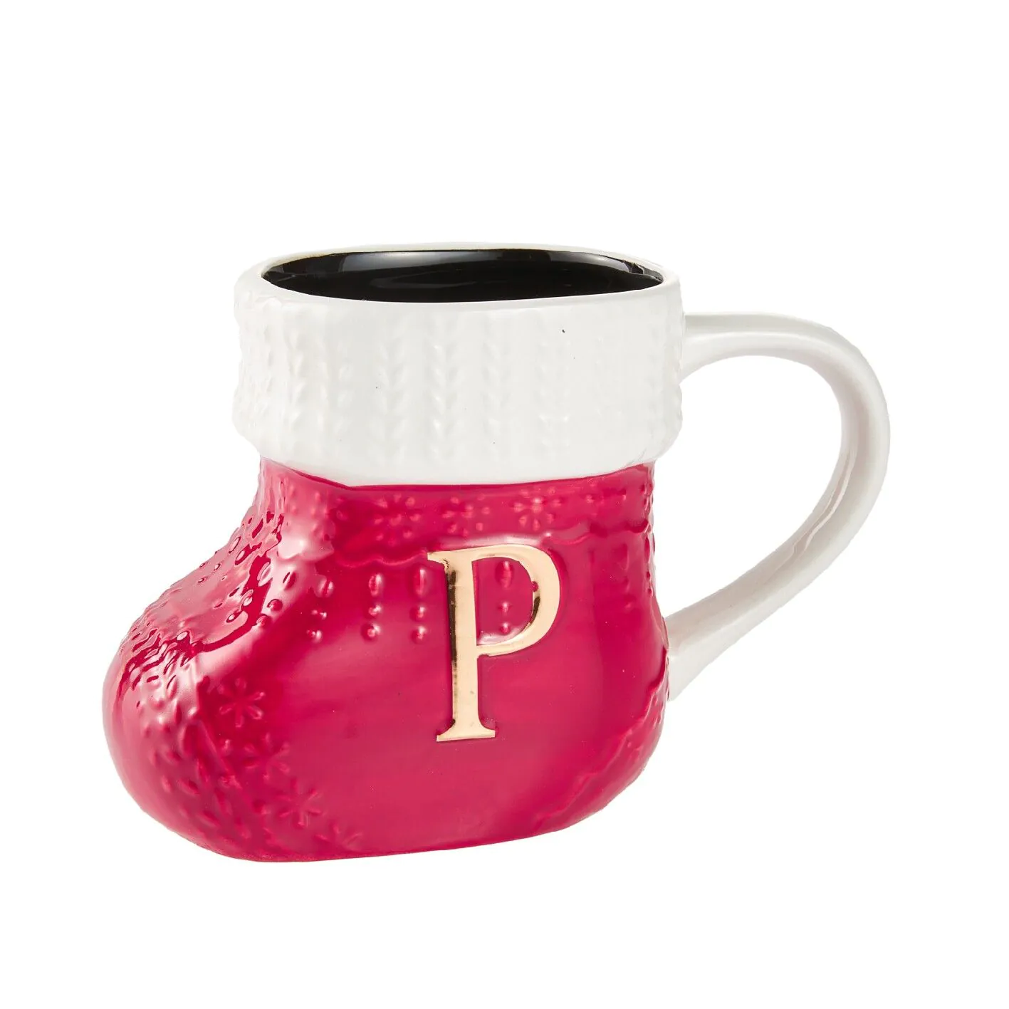 Becher Stiefel mit Buchstabe, P/rot, 400 ml