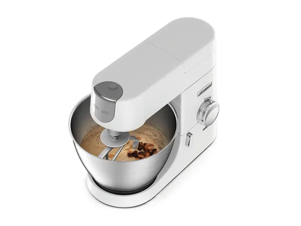 Kenwood 0W20011167, 4,6 L, Hvid, Dreje, 2,18 L, 680 g, Rustfrit stål