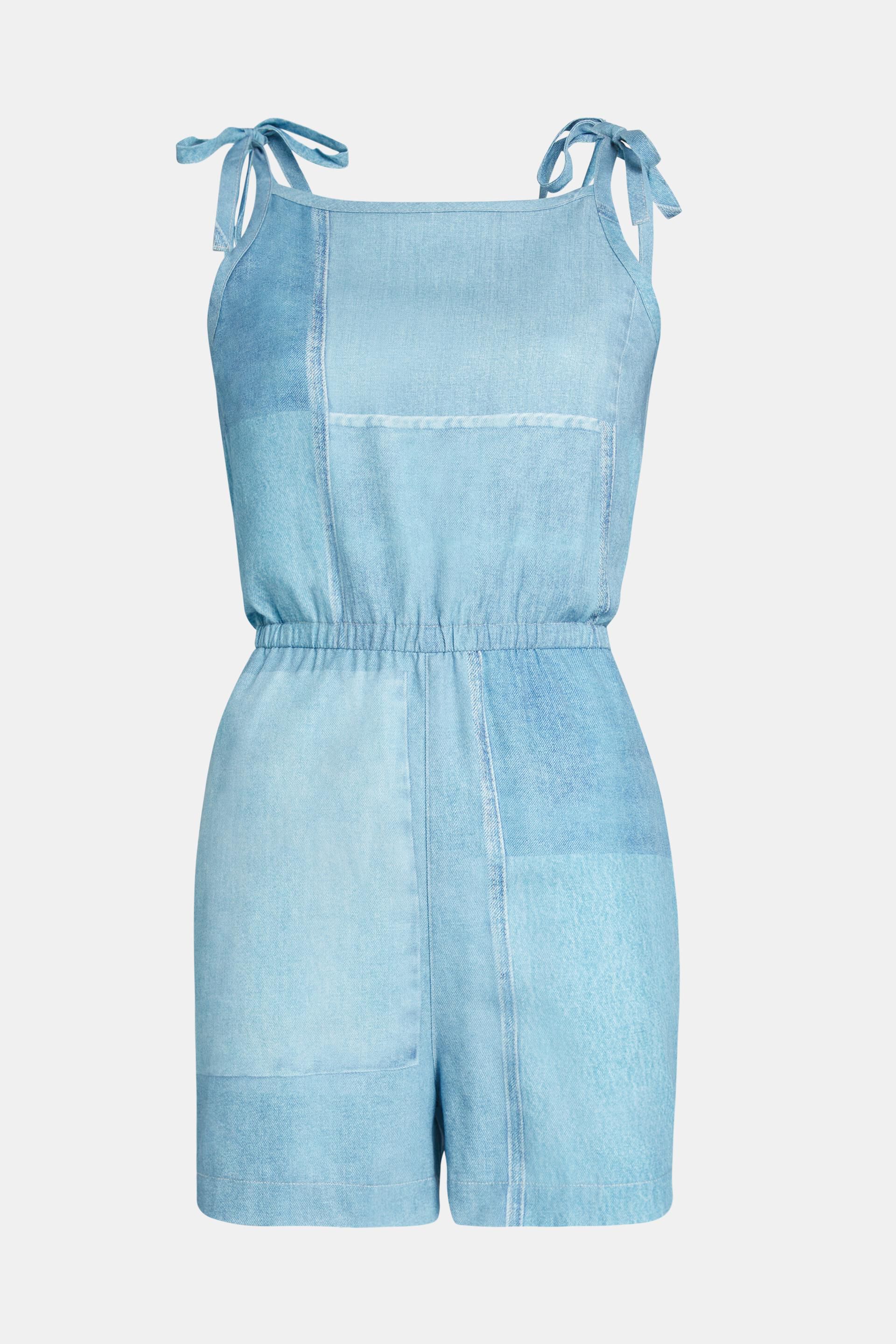 Combishort à imprimé Denim Not Denim