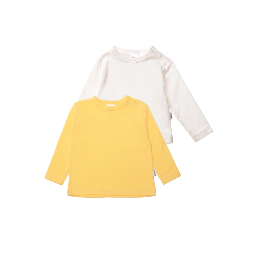 Liliput Langarmshirt 2er-Pack ecru gelb