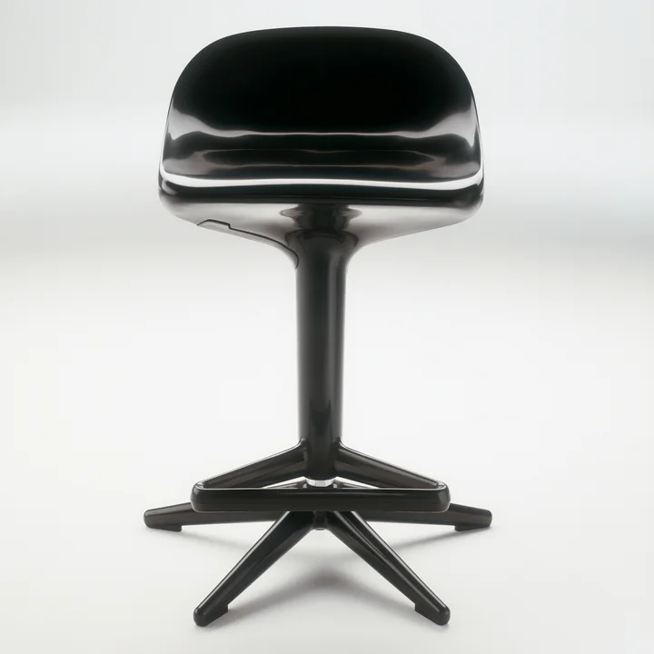 Kartell - Spoon Barhocker, schwarz