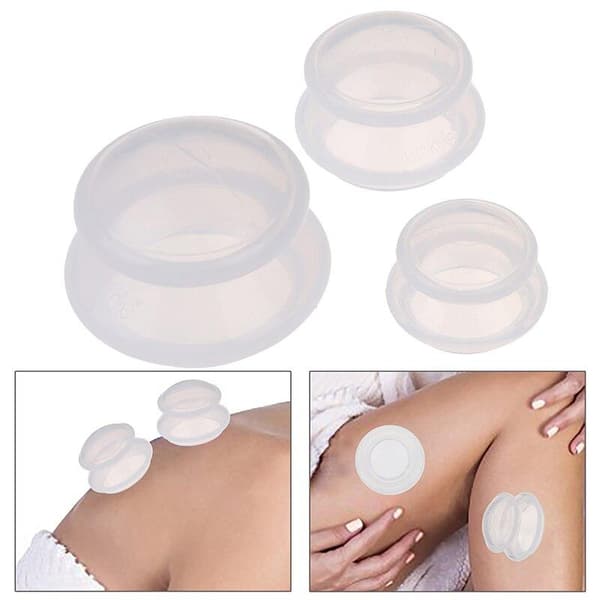 Cupping for helkroppsmassasje - 4-pakning - XS-L