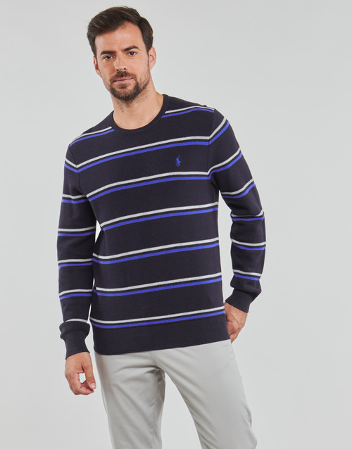 Polo Ralph Lauren - LSTXTSTRCNPP-LONG SLEEVE-PULLOVER Marino / Azul / Gris