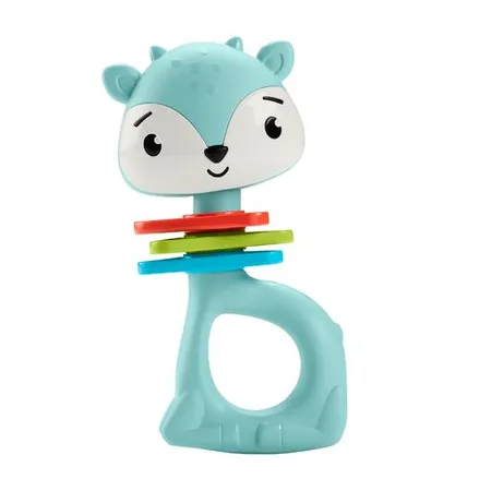 Fisher-Price Tierische Aktivitäts-Beißringe, 1 Stück, 5-fach sortiert