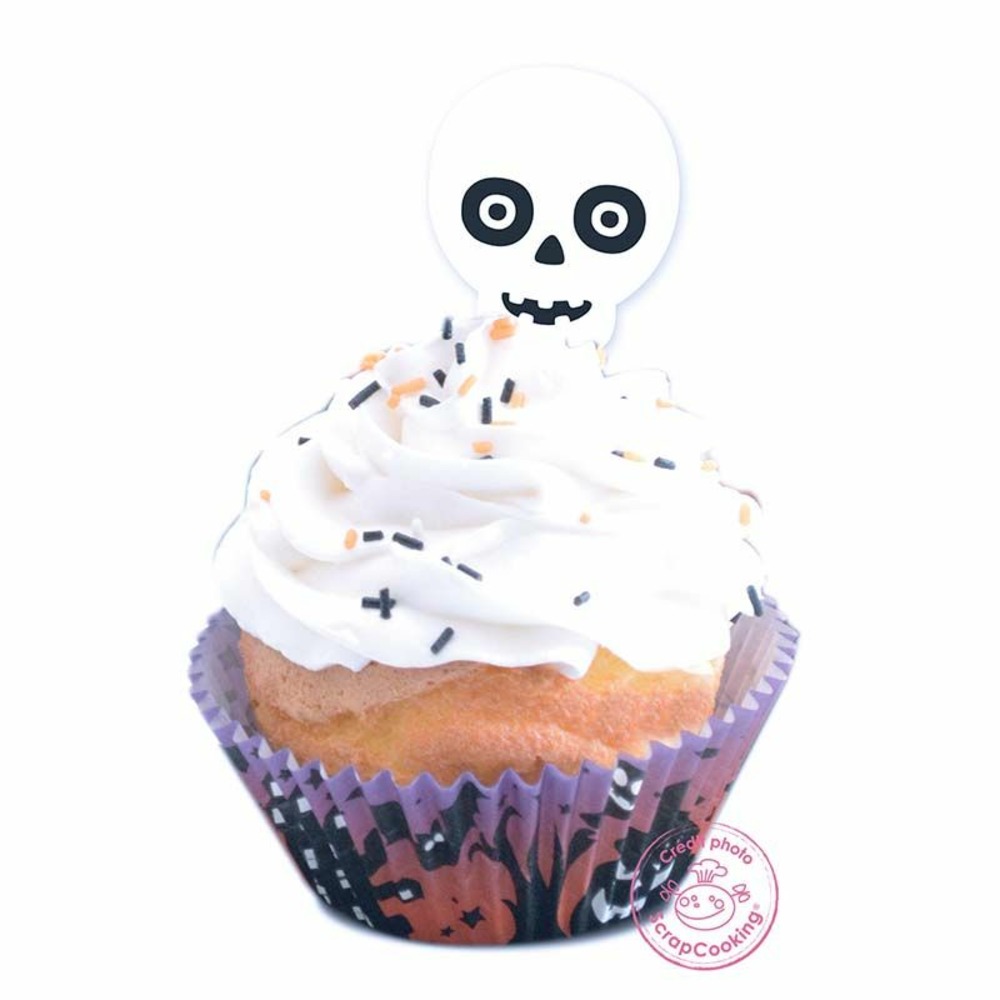 Kit décoration halloween pour 24 cupcakes