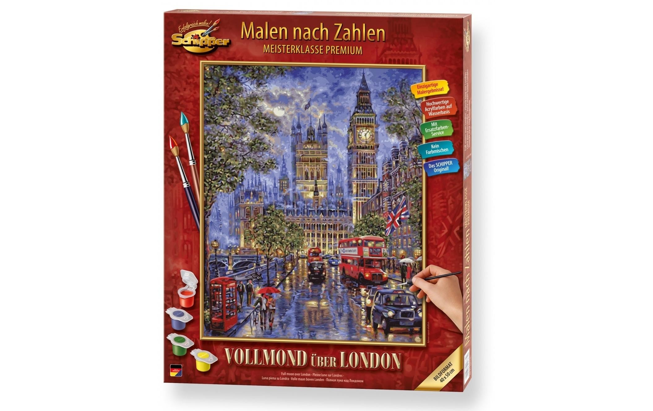 Schipper Malen nach Zahlen »Vollmond über London«