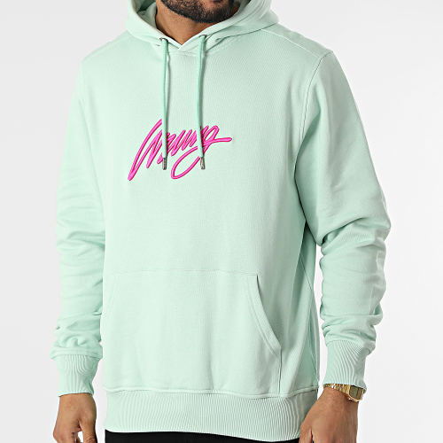 Sweat Capuche 3D 22 Sign Vert Clair
