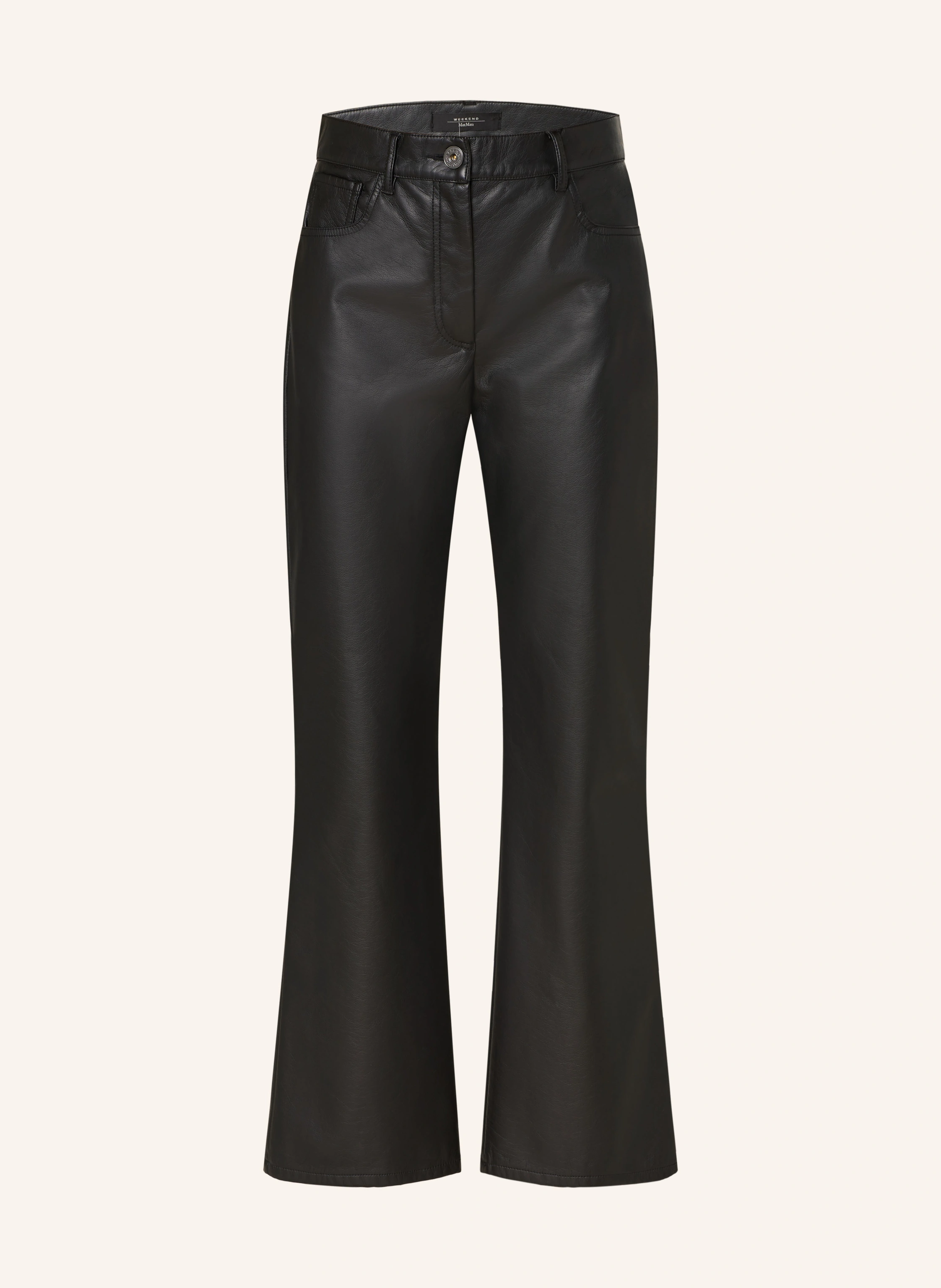 WEEKEND Max Mara Hose CALIFFO in Lederoptik