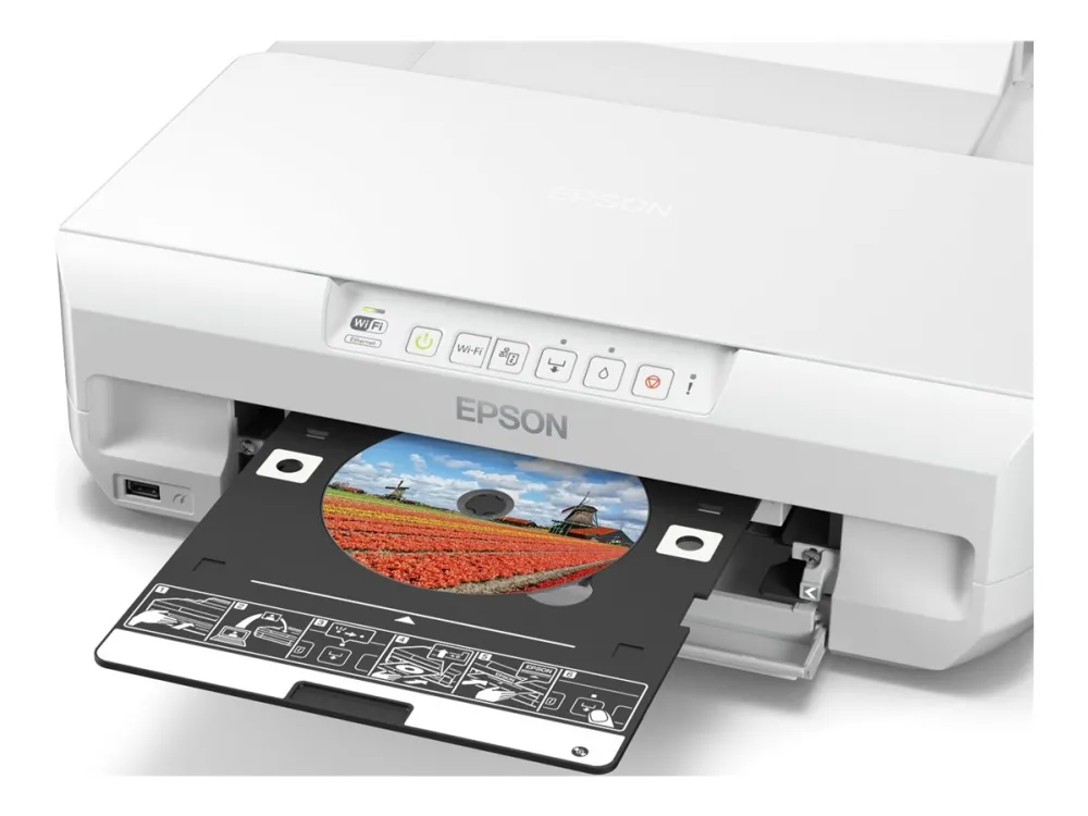 Epson Expression Photo XP-65 - Printer - farve - Duplex - blækprinter - A4/Legal - 5760 x 1440 dpi - op til 9.5 spm (mono) / op til 9 spm (farve) - kapacitet: 100 ark - USB, LAN, Wi-Fi