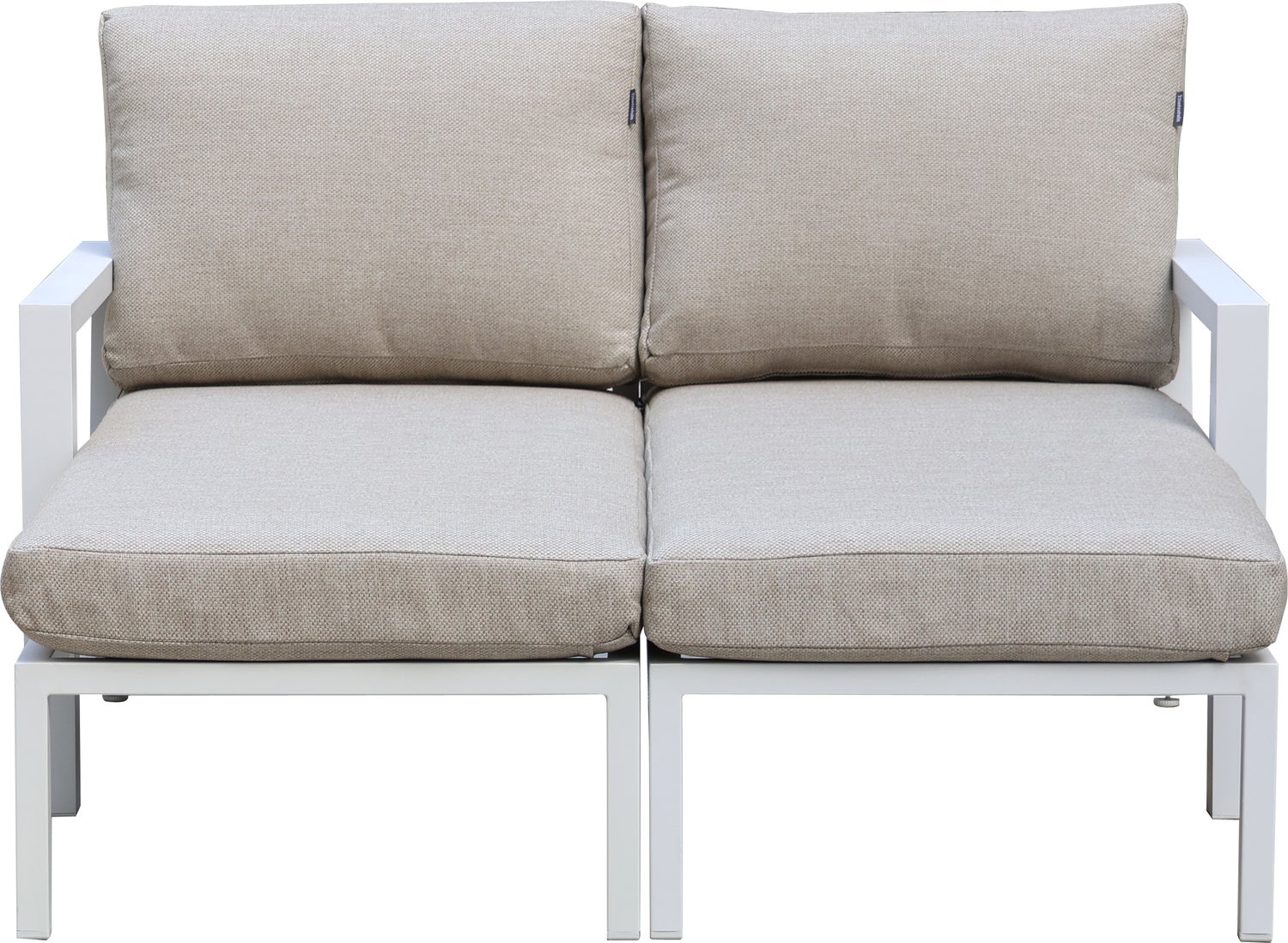 Intratuin loungebank chaise longue rechts Milo wit