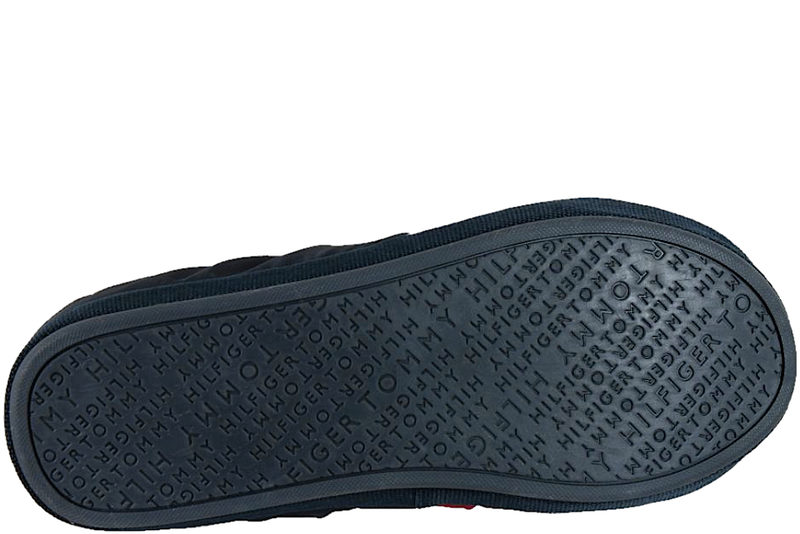 TOMMY HILFIGER NYLON FLAG HOUSE SHOE DARK BLUE