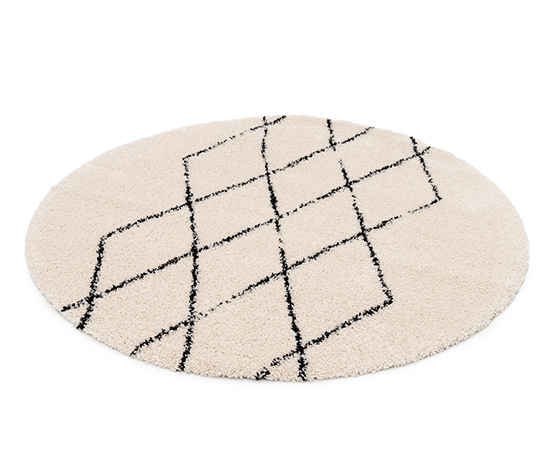 Indoorteppich »NOMAD Rhombus Line«, Ø ca. 160 cm