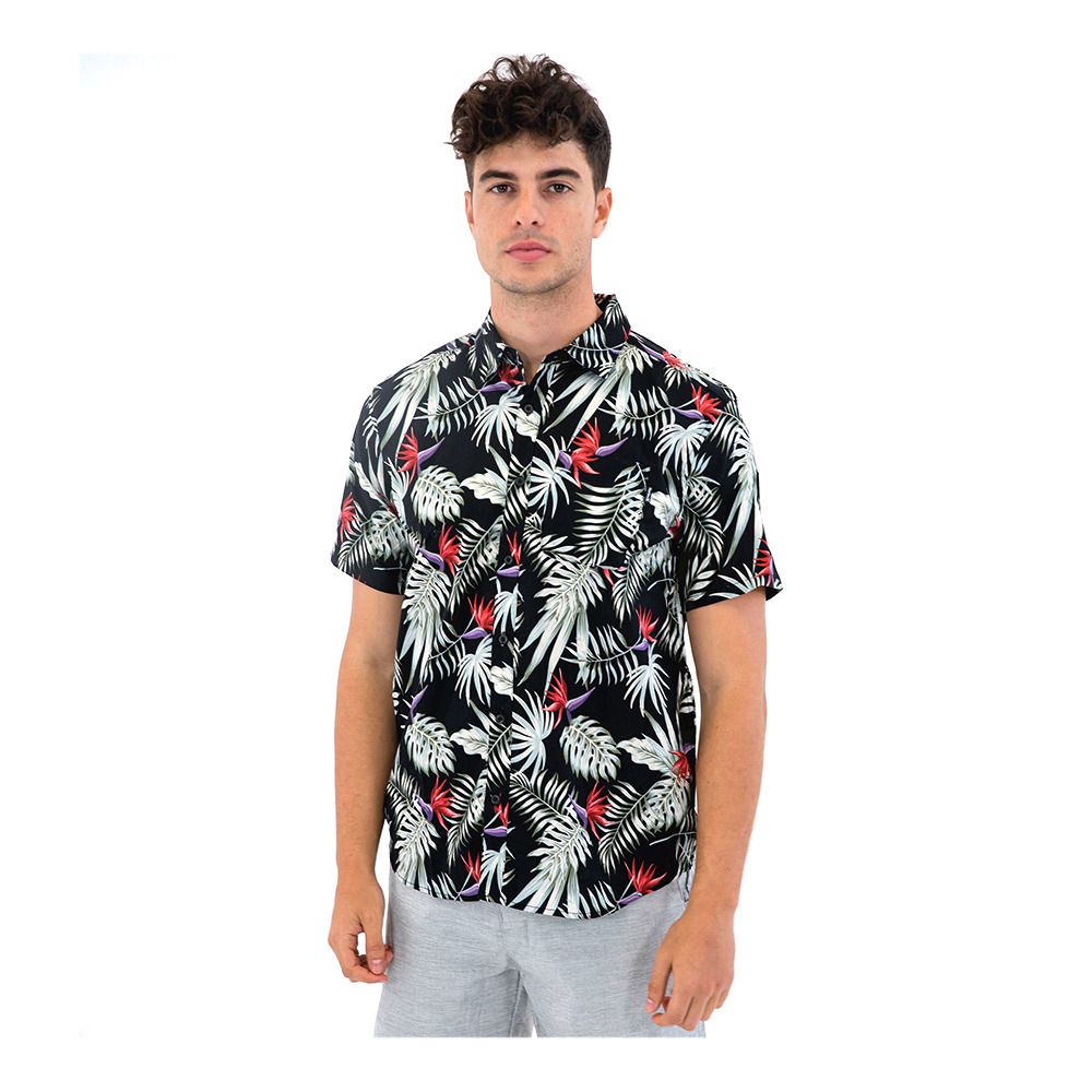 Hurley EXOTIC STRETCH WOVEN - Chemise Homme black