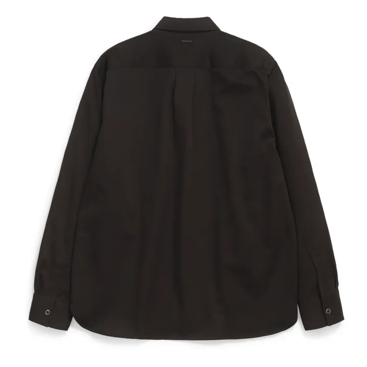 Norse Projects Surchemise Zippée Ulrik Gabardine | Noir