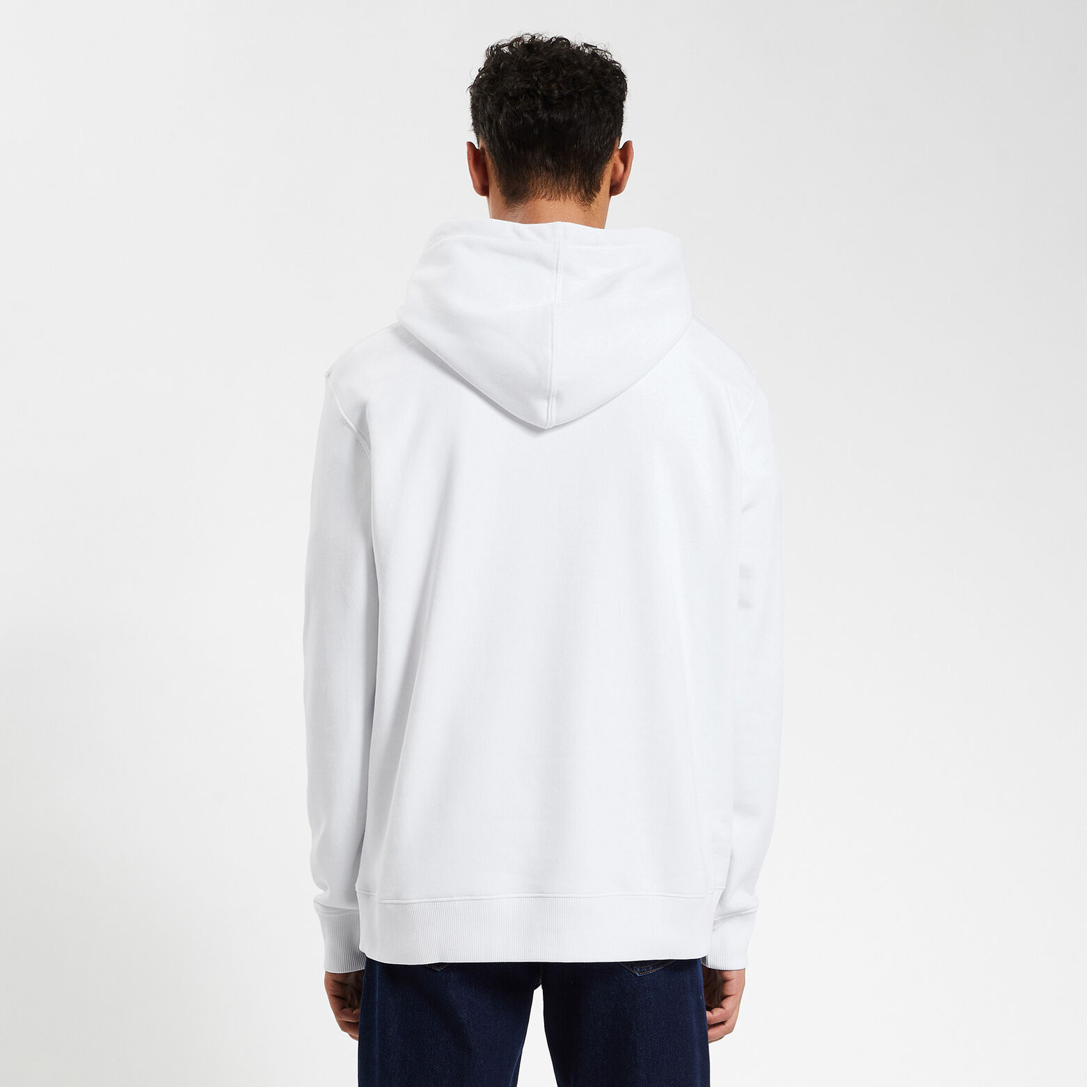 Sweat à capuche essentiel Blanc