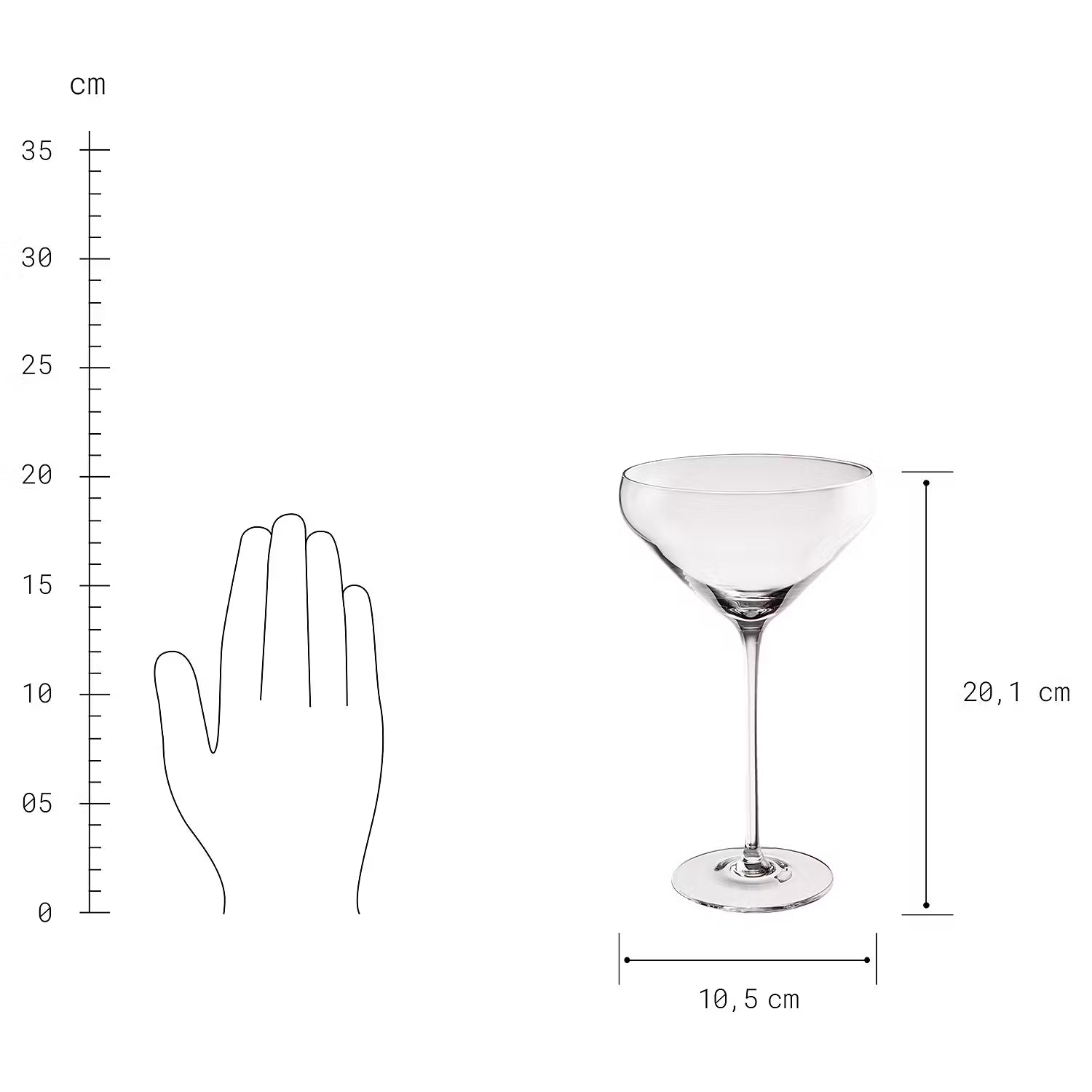 CLASSY HOUR Cocktailglas