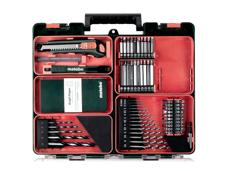 Metabo Akku-Bohrschrauber PowerMaxx BS 12 Set Kit Kompakt-Bohrschrauber 12 V – leicht in der Hand, stark im Einsatz