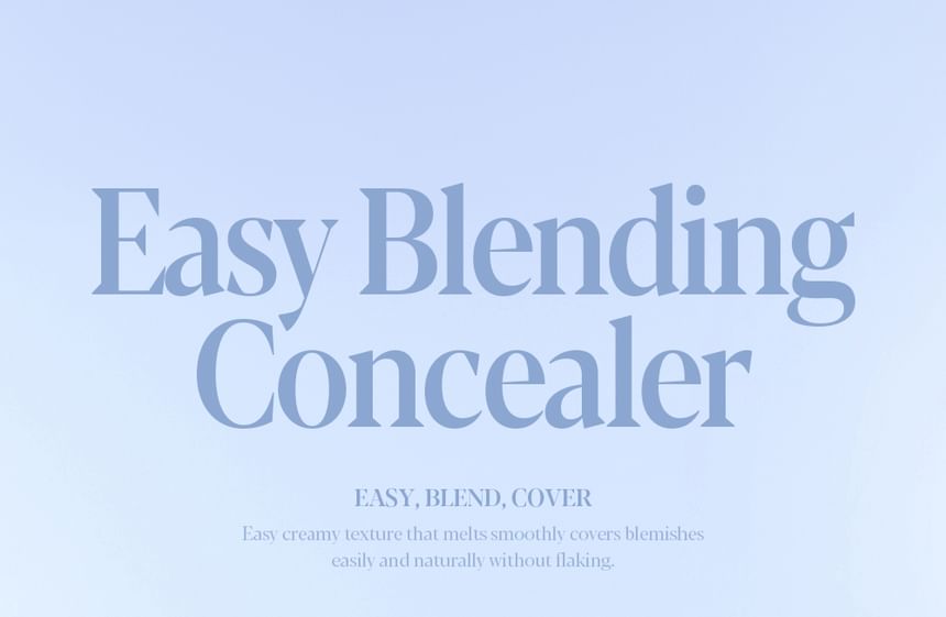 espoir - Easy Blending Concealer - 5 kleuren