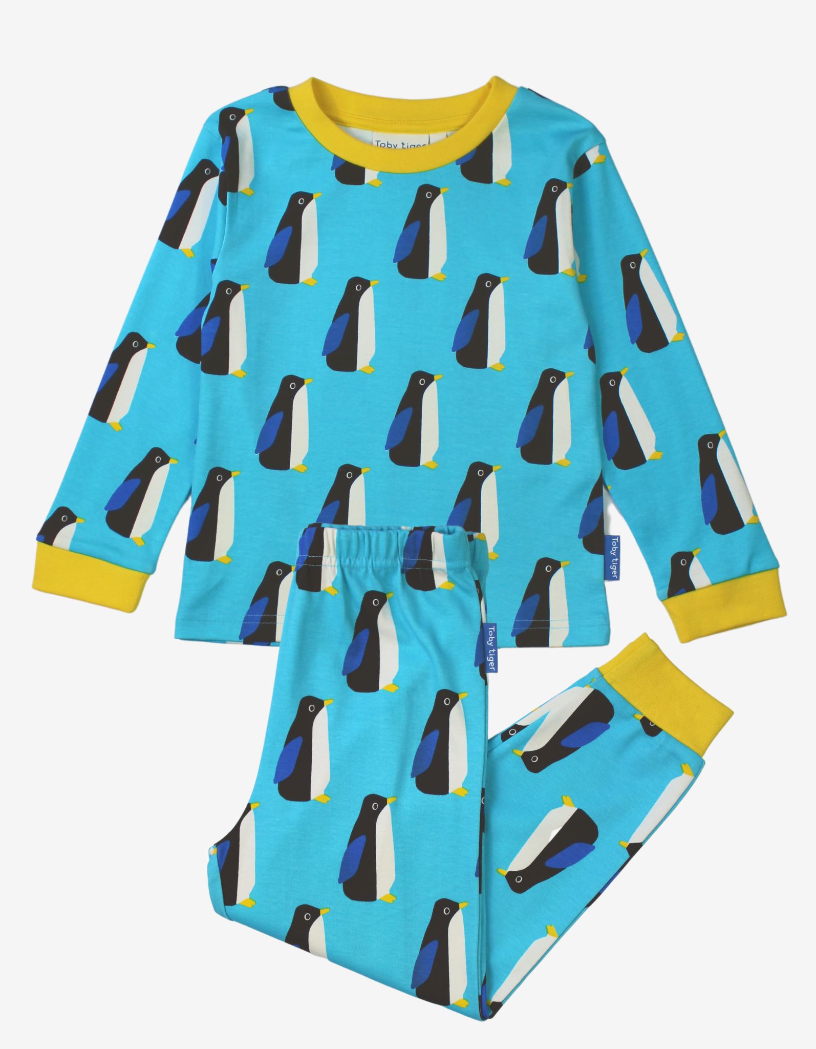 Toby Tiger Schlafanzug mit Pinguin-Print
