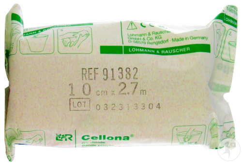 Lohmann & Rauscher Cellona Bande Plâtrée 10cmx2,7m 1 Pièce (91382)