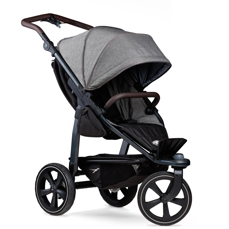 tfk Sportkinderwagen Mono 2 mit Luftkammerrad Set premium grau