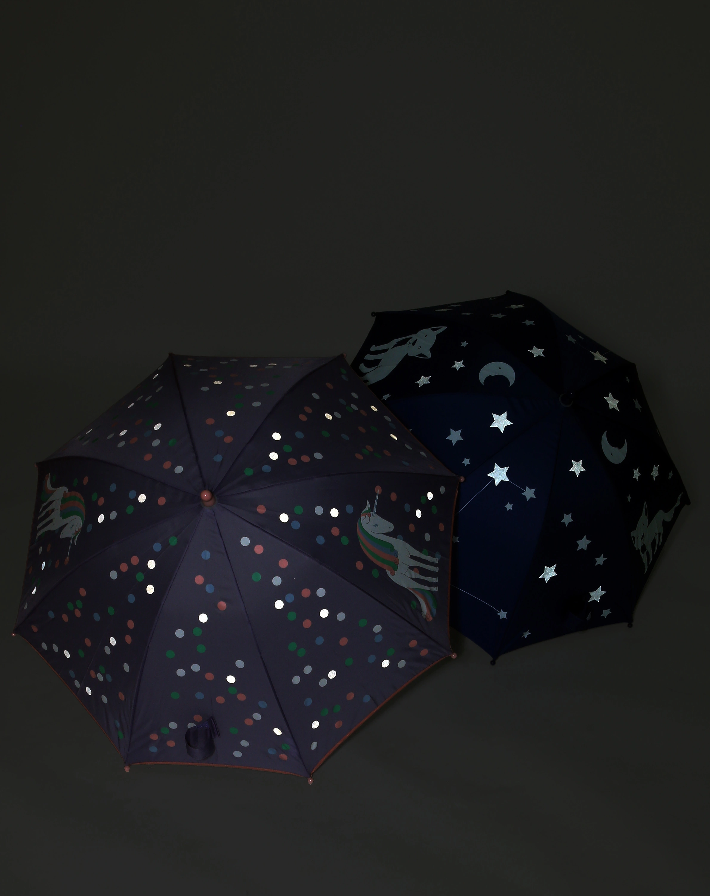Regenschirm SIRIUS reflektierend in blau