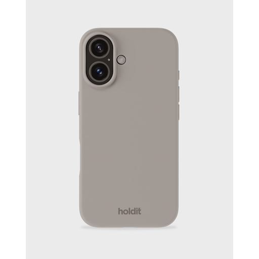 holdit Iphone 16 Silikone Cover, Taupe
