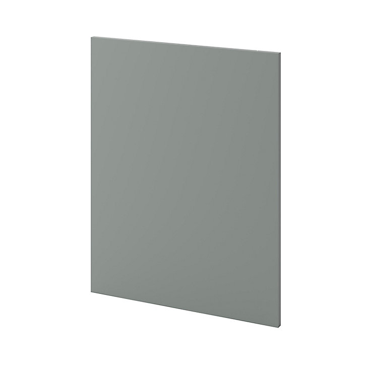 Côté de remplacement bas gauche Goodhome Balsamita gris H. 72 cm x l. 57 cm x Ep. 18 mm