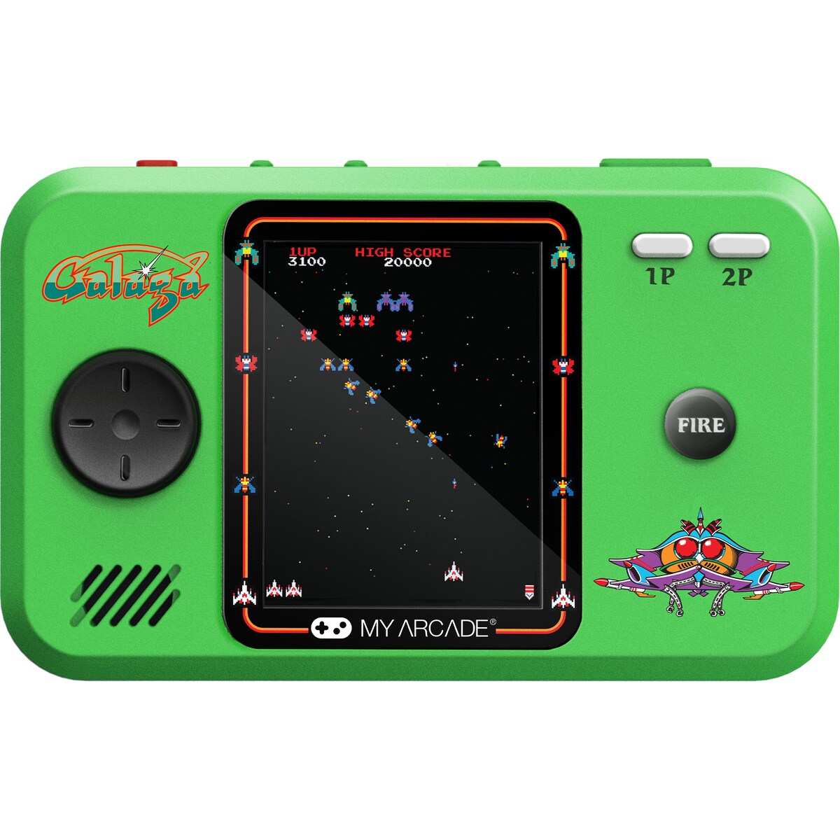 My Arcade Pocket Player Pro Galaga håndholdt konsoll