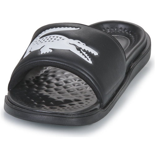 Lacoste - CROCO SLIDE Negro / Blanco