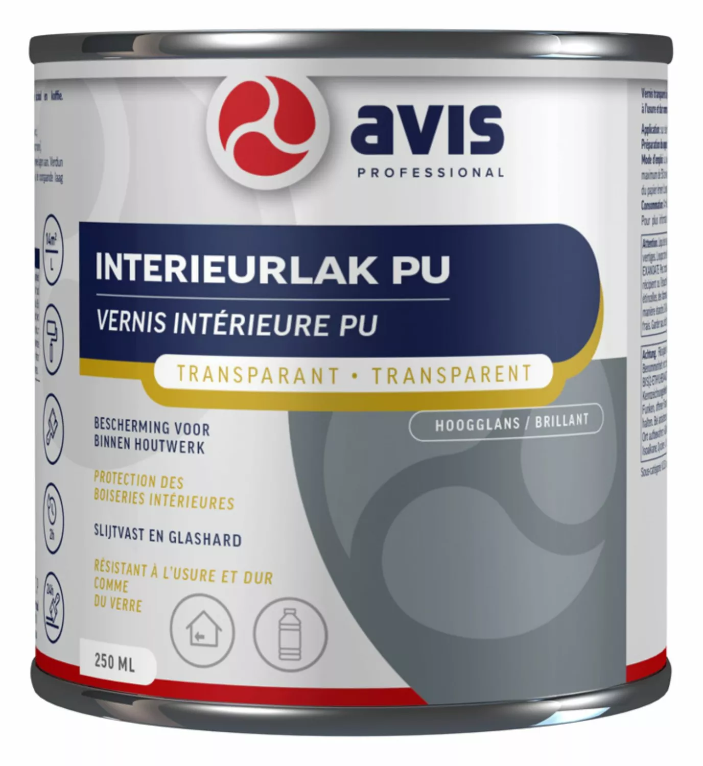 Avis Interieurlak PU Hoogglans - 250 Ml