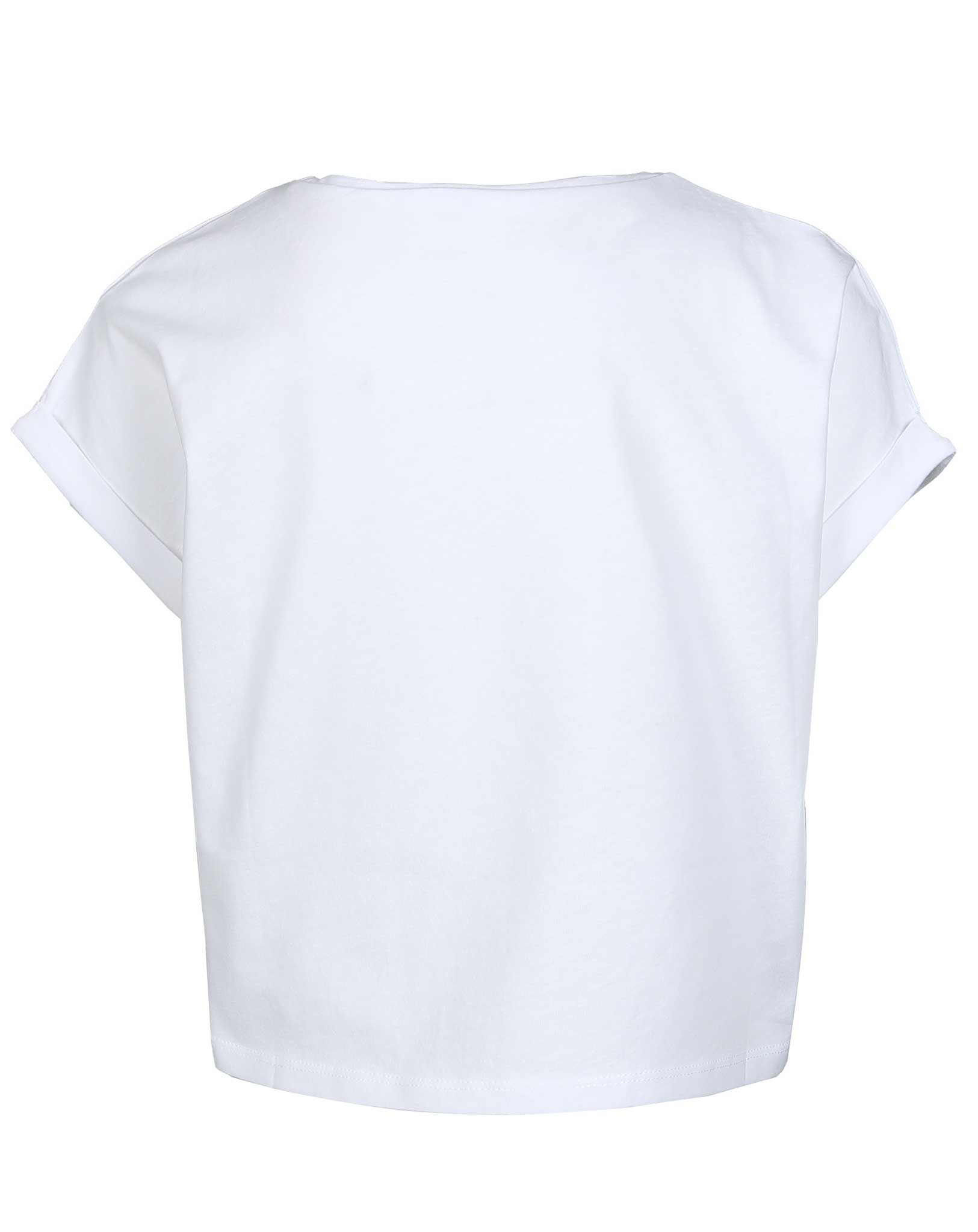 T-Shirt HOLLY GREEN in weiß/silber