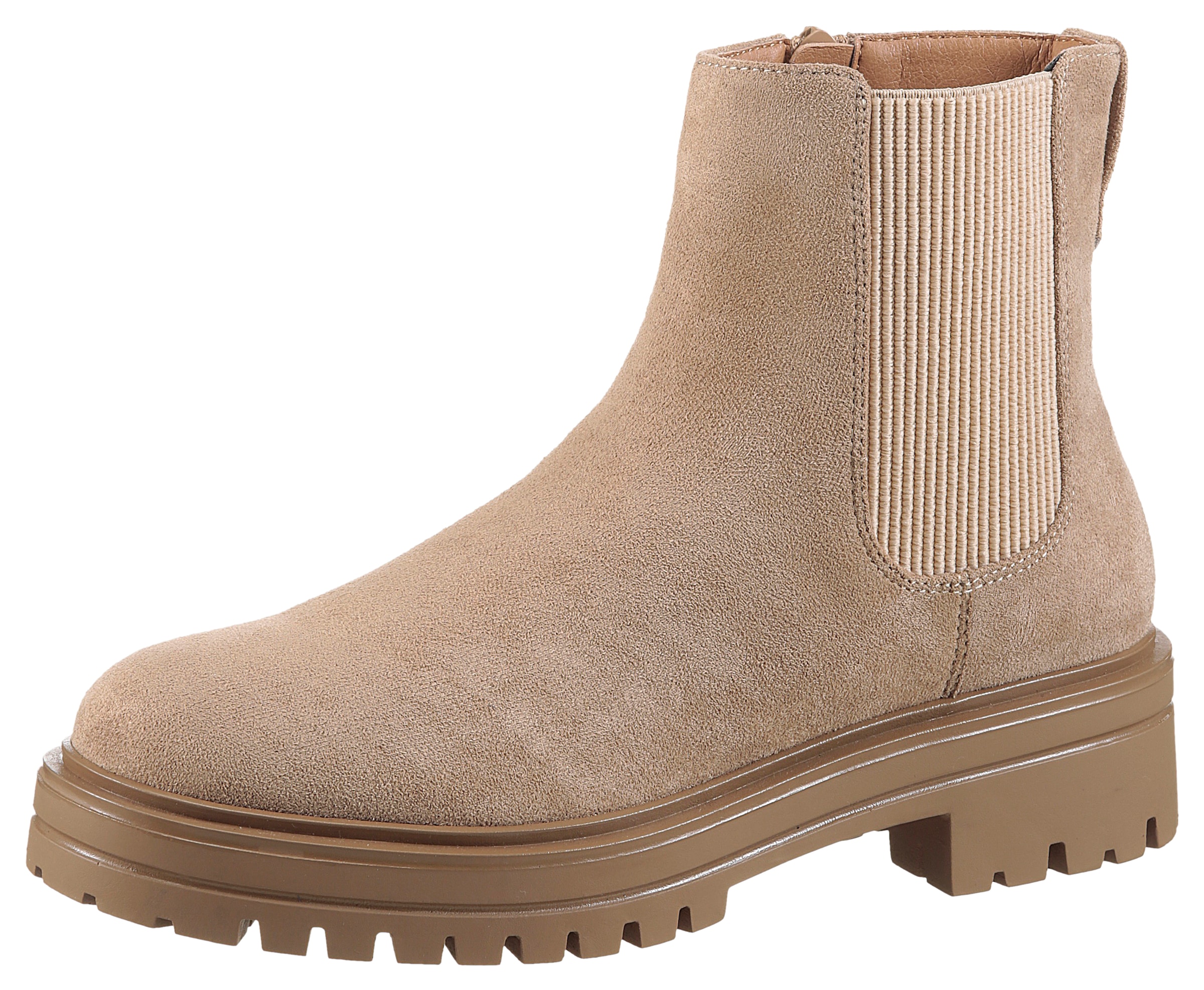 Aniston SHOES Chelseaboots  , Stiefelette, Blockabsatz, mit breitem Stretch - NEUE KOLLEKTION
