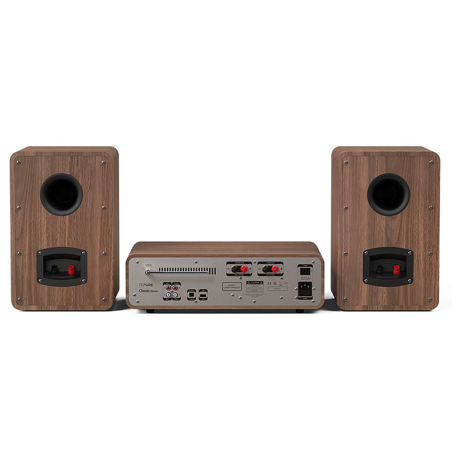Pure Classic Stereo Café/Noyer