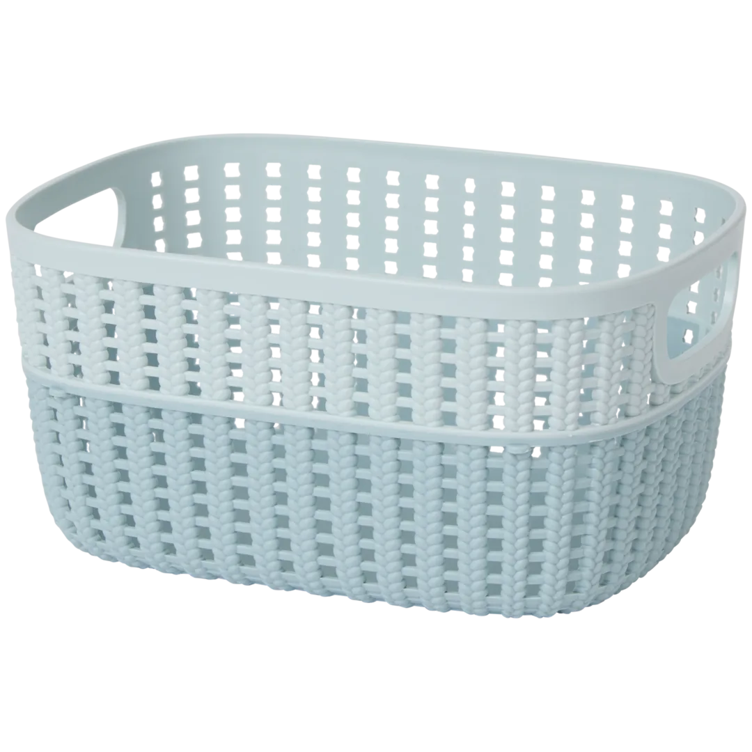 Kunststof mand 24 x 17 x 12 cm | diverse kleuren