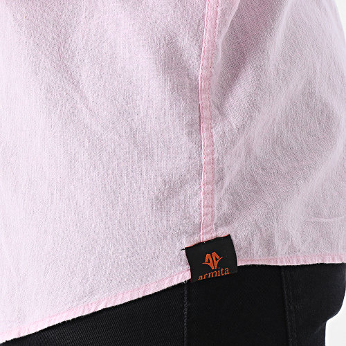 Chemise Manches Longues Rose