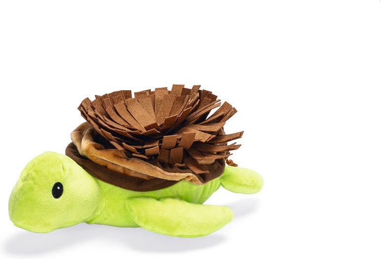 Beeztees hondenspeelgoed Hide & Seek pluche schildpad groen 26 x 11,5 x 31 cm