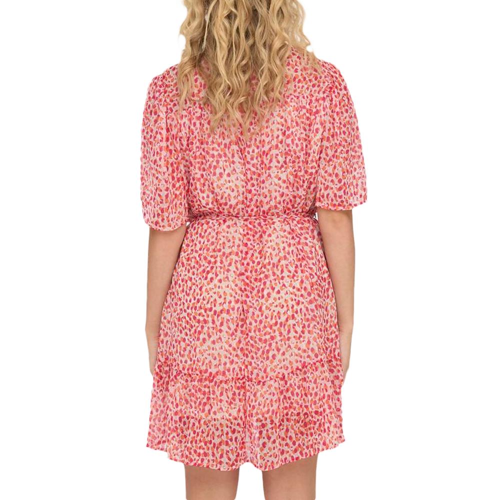 JDY Robe Orange/Ecru Imprimé Femme JDY 15317318