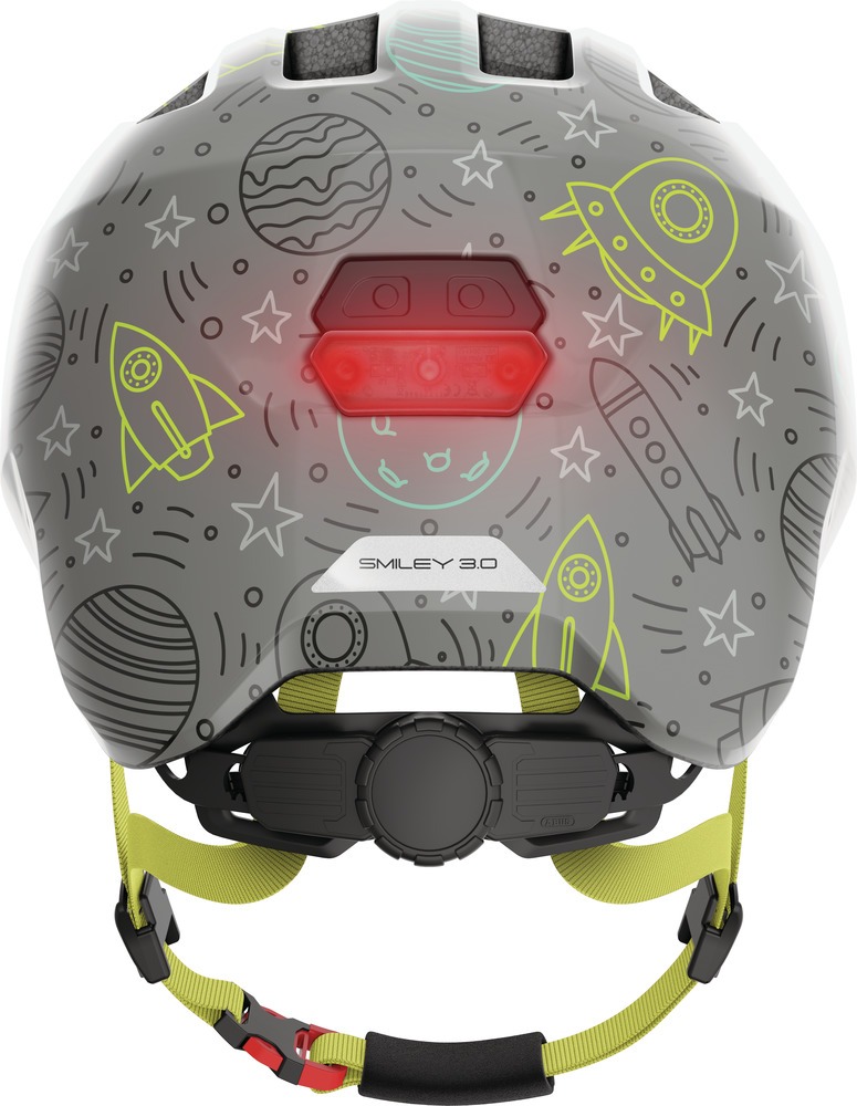 Abus Smiley 3.0 LED Cykelhjelm Grey Space