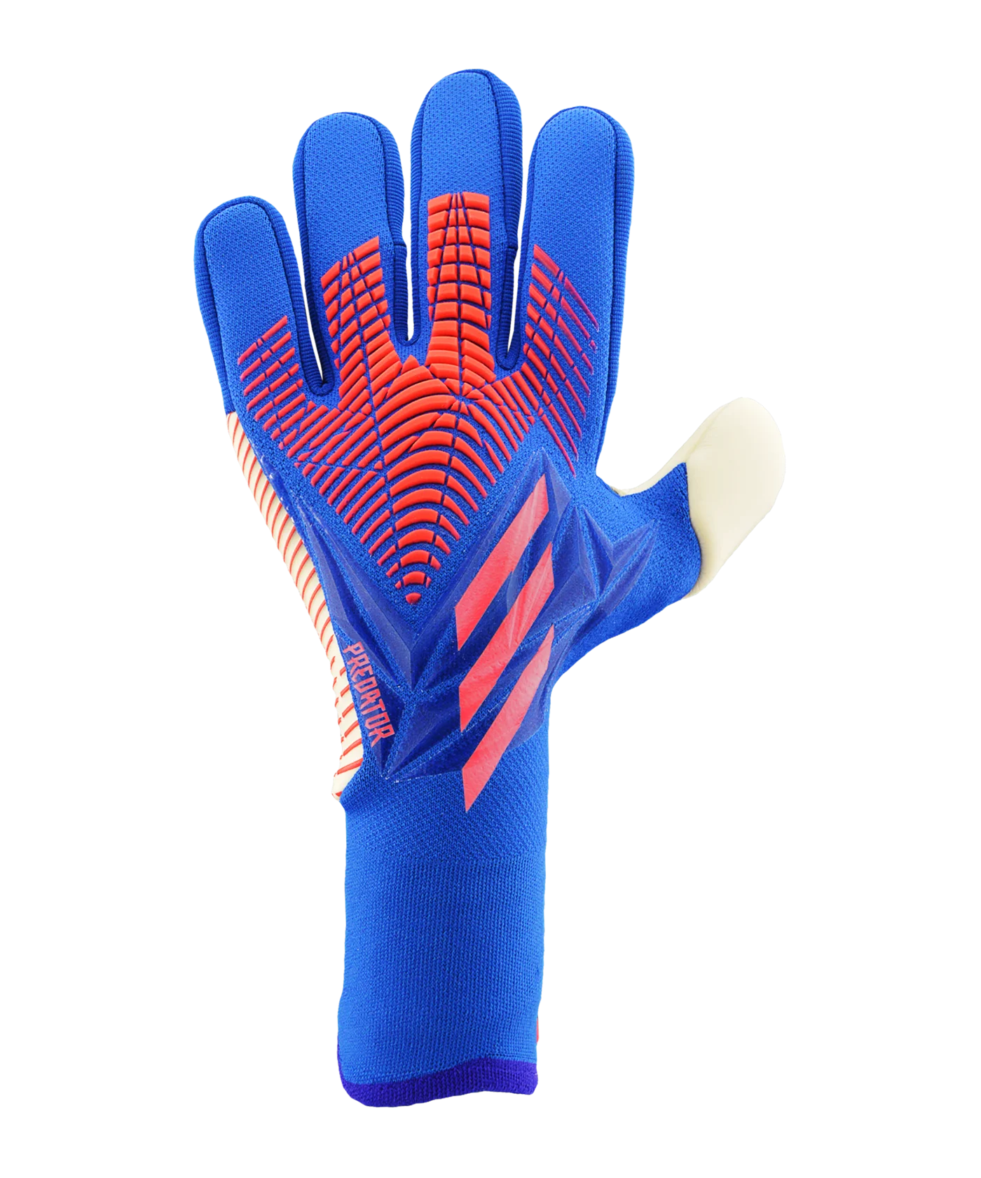 adidas Predator Pro Negative Cut Sapphire Edge Torwarthandschuhe Blau Rot