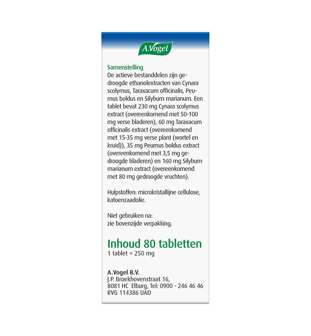A.Vogel Boldocynara (80 tabletten)