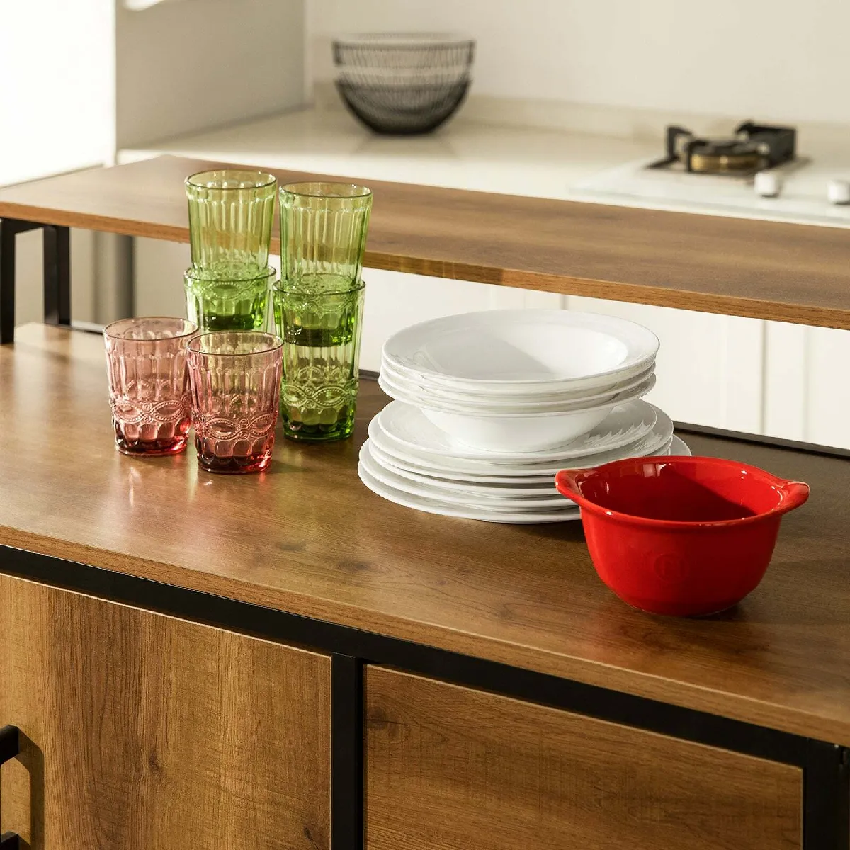SoBuy KNL02-PF Placard de Cuisine