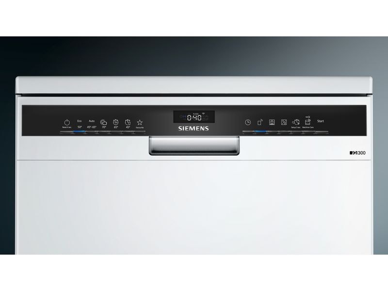 Siemens Geschirrspüler iQ300 SN23EW03ME Freistehende Spülmaschine für bis zu 14 Massgedecke