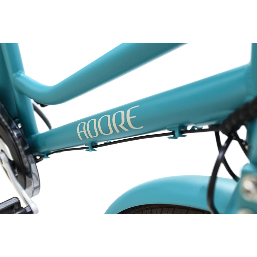 Adore Pedelec E-Bike Cityfahrrad 28'' Adore Cantaloupe Blau