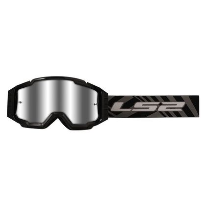 Masque cross LS2 CHARGER PRO SILVER VISOR 2024 - Noir
