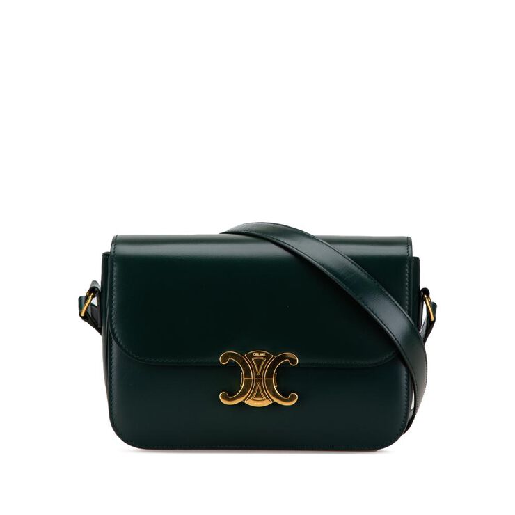 Celine Vintage Celine Crossbody Bag Green