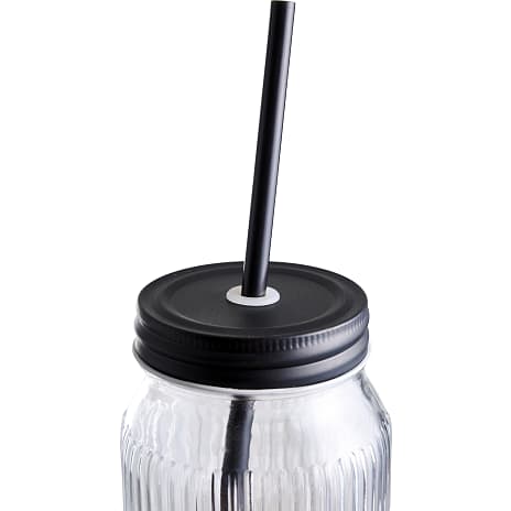 DAY drikkeglas med sugerør (450ml)