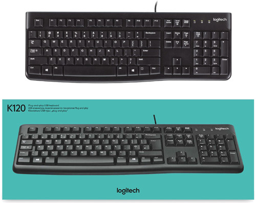 Logitech K120 Bedraad Toetsenbord Azerty