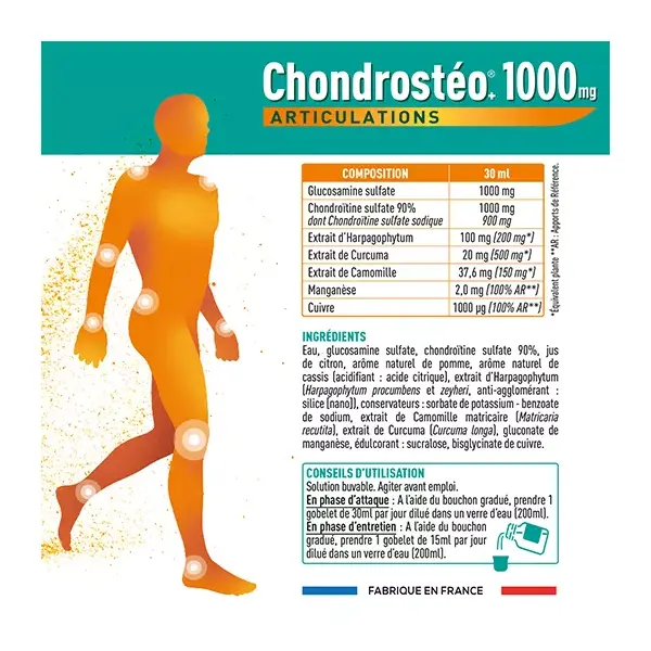 Granions Chondrostéo 1000 Articulations 500ml
